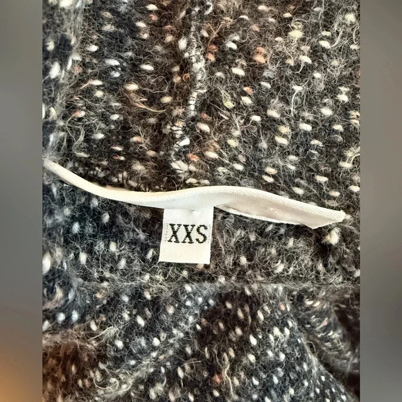 Bryn Walker Wrap Coat in Nero/Bianco Isle of Skye Size XXS - Picture 11 of 14